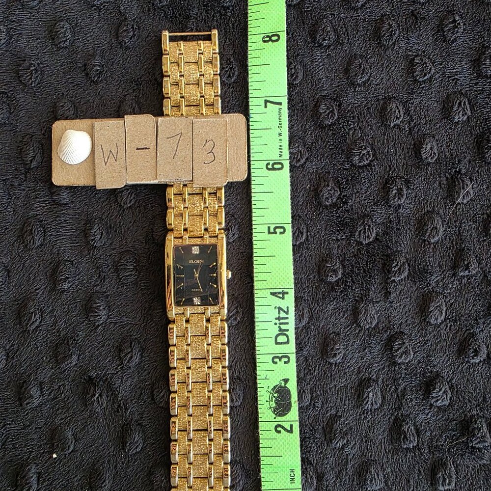 Item #W73 Elgin Diamond Mens/Unisex FM486 097 PC21 Watch